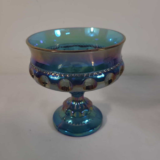 CARNIVAL GLASS GOBLET