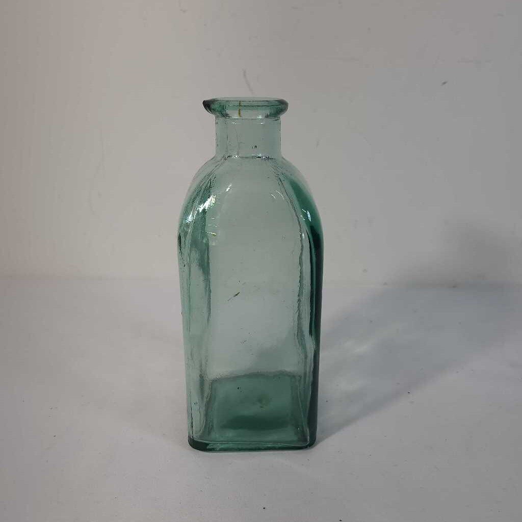 BLUE GLASS BOTTLE