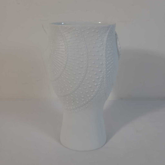 KAISER BISQUE SUNBURST VASE