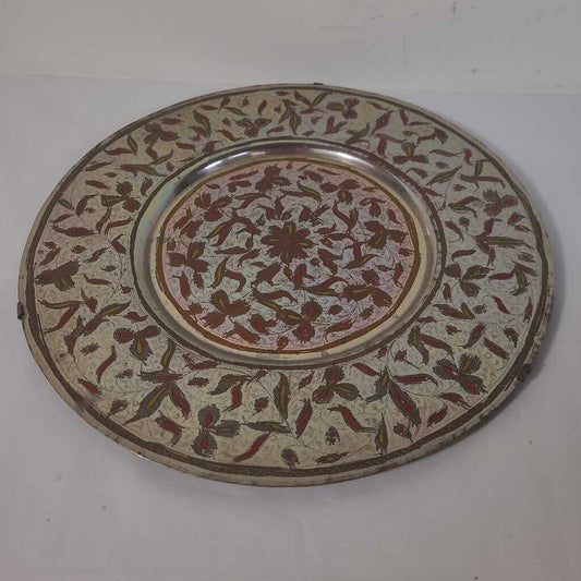 ETCHED BRASS PLATE WALL HANGING