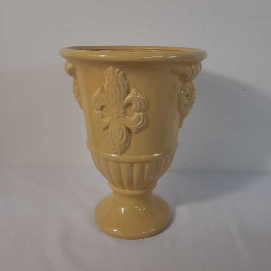 YELLOW CERAMIC PLANTER