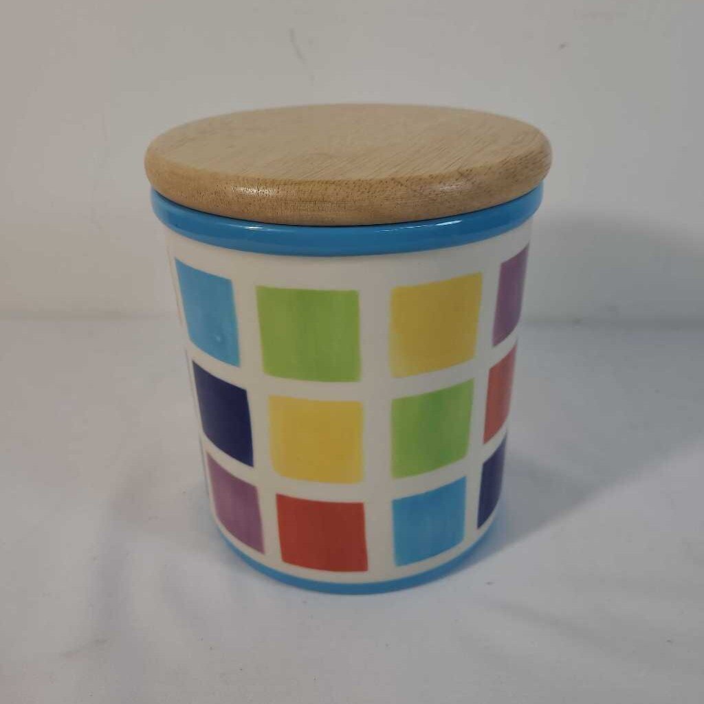 CERAMIC CANISTER W/LID