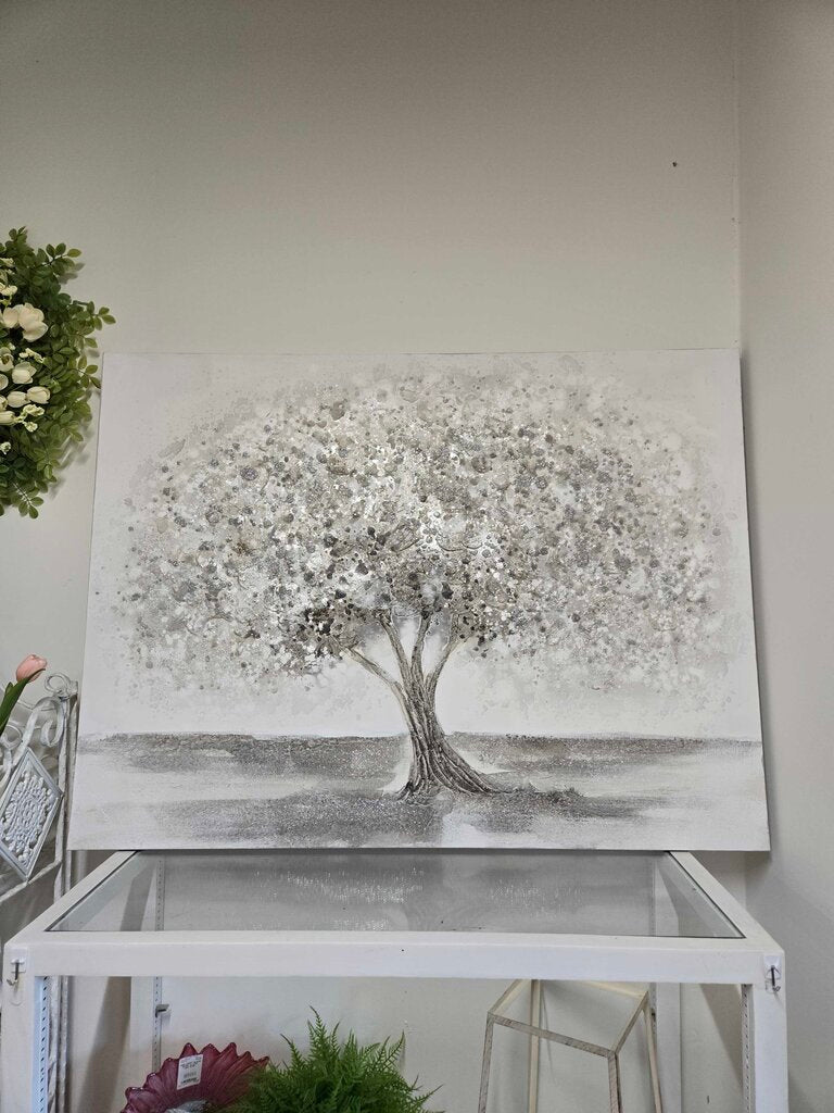 SILVER TREE CANVAS