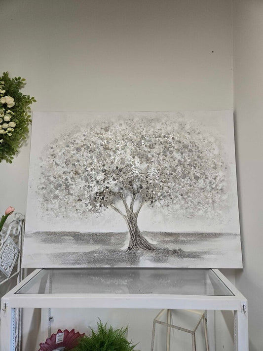 SILVER TREE CANVAS