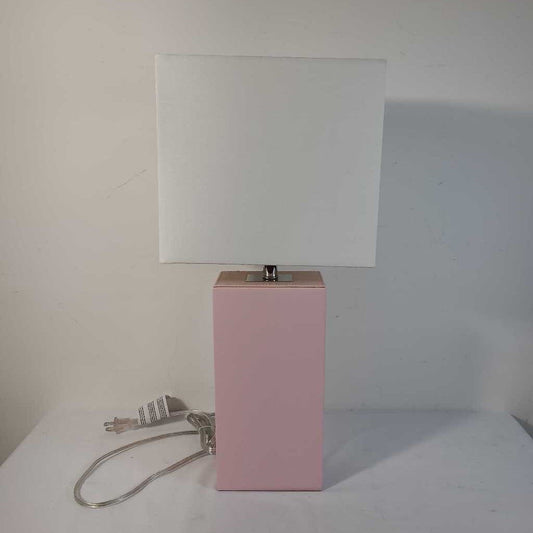 PINK LEATHER LAMP