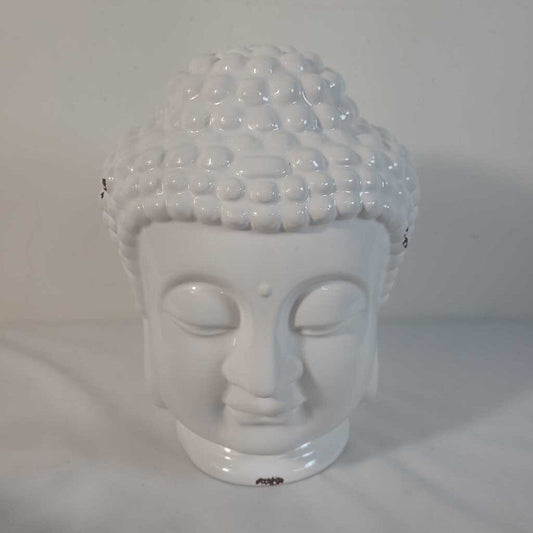 WHITE BUDDHA HEAD
