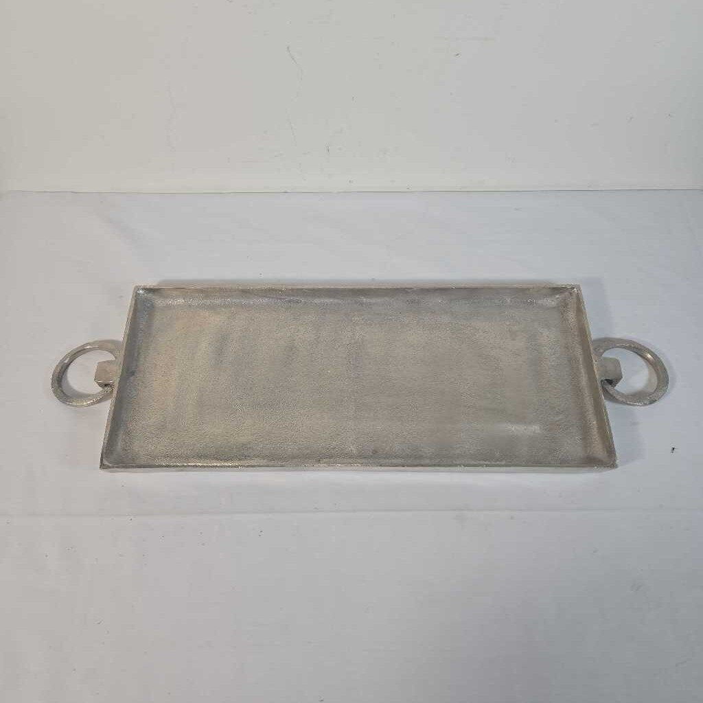 SILVER RECTANGULAR TRAY