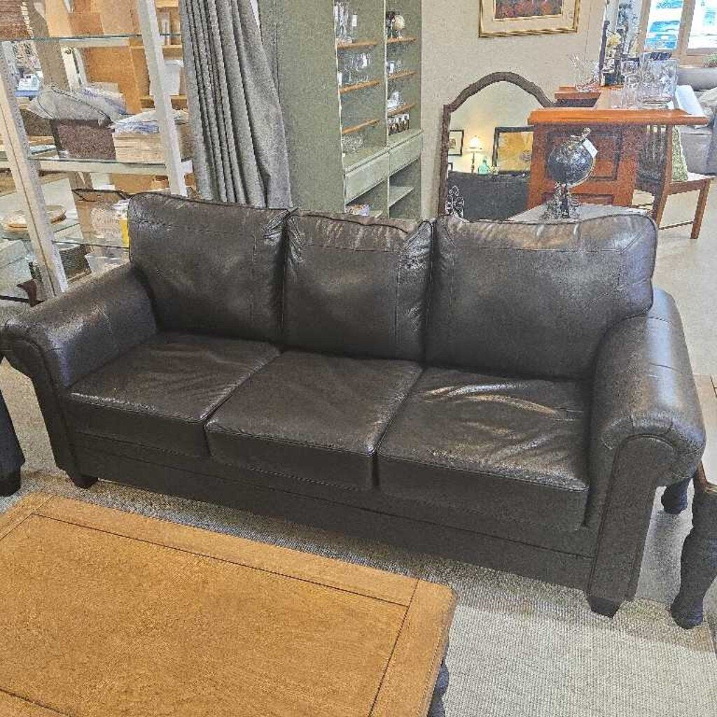 LEATHER BLEND SOFA