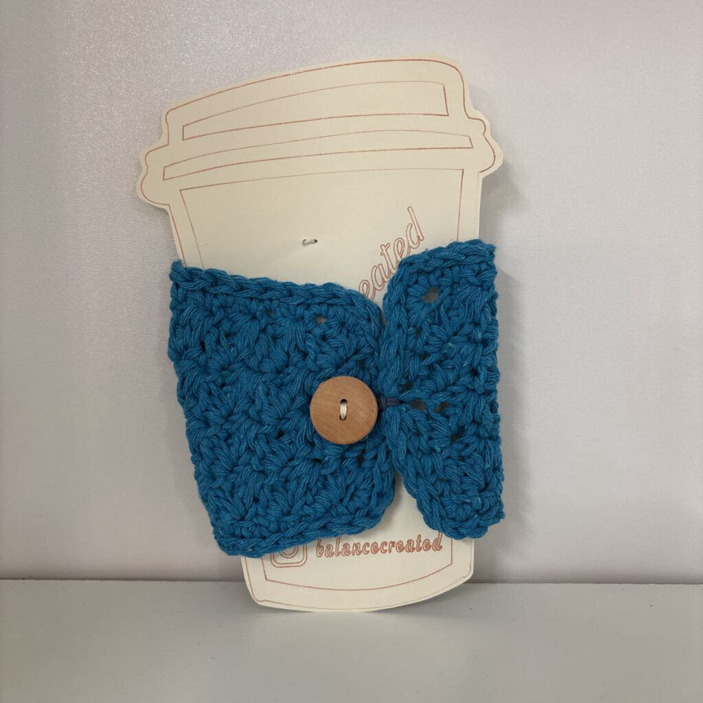 CUP COZY - TEAL BLUE