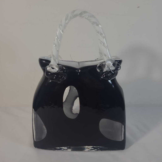 MURANO TYPE BLOWN GLASS PURSE