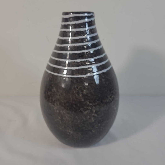 BROWN & WHITE VASE