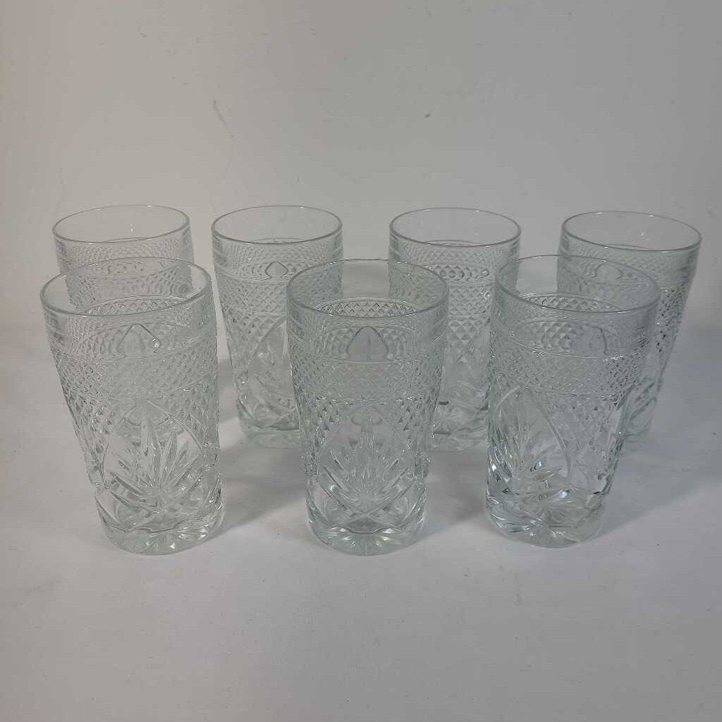 S/7 CRISTAL D'ARQUES HIGHBALL GLASSES