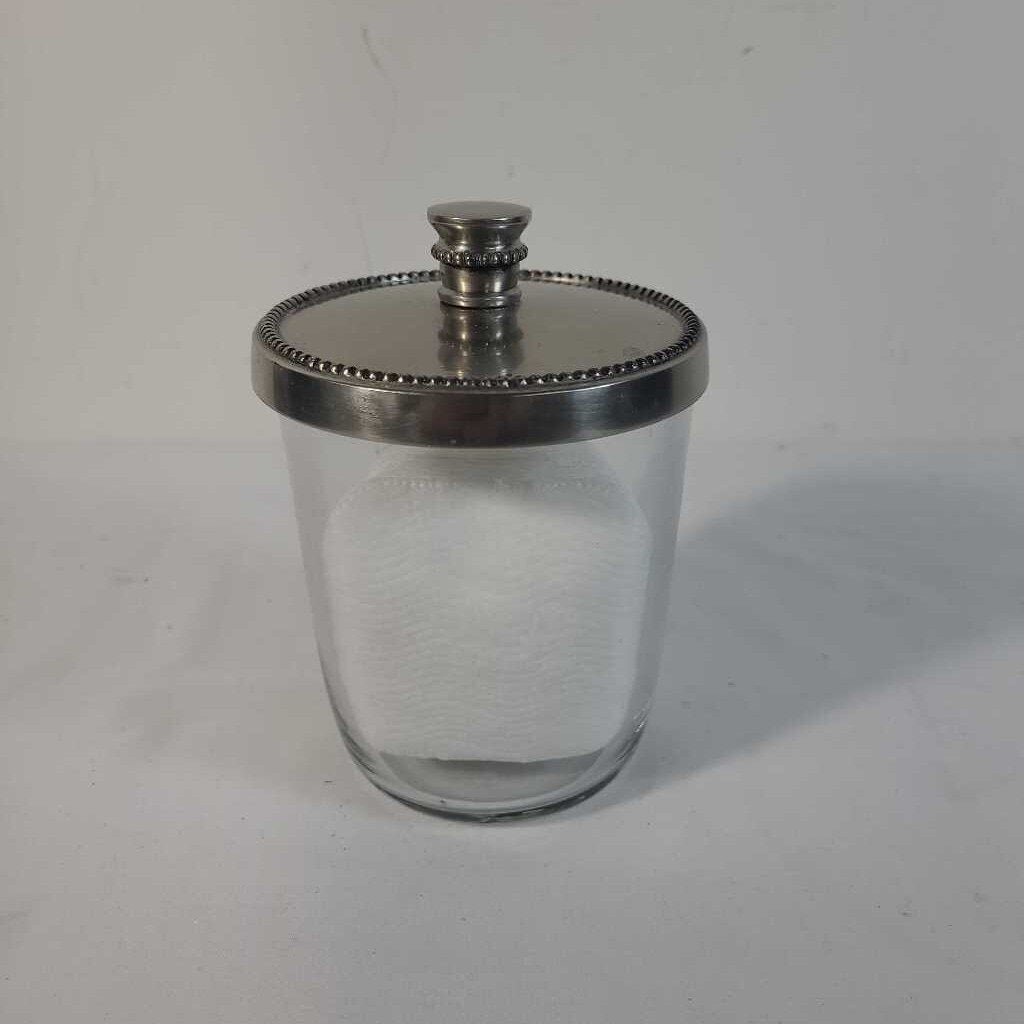 GLASS LIDDED CANISTER