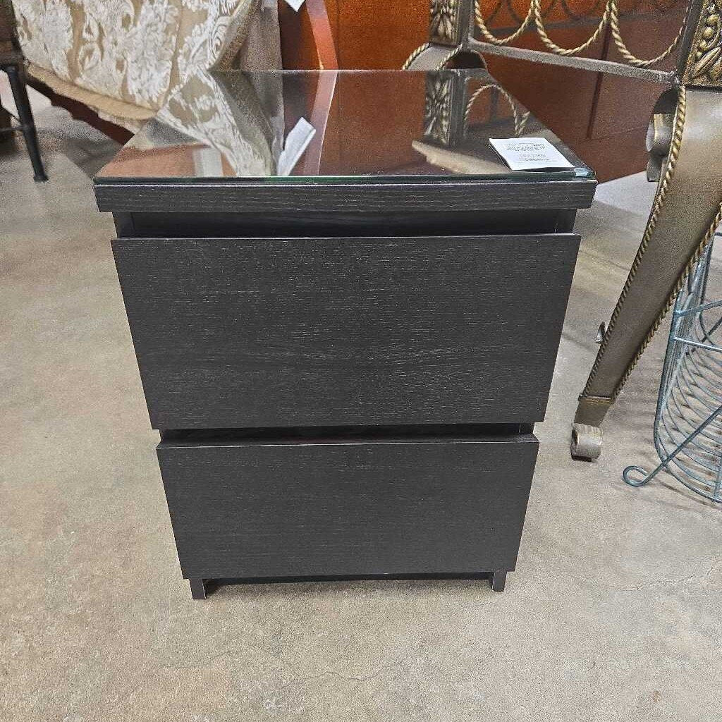MALM 2 DRAWER NIGHTSTAND