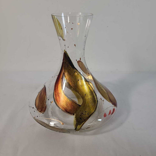GOLD PAINTED DECANTER