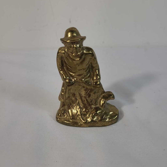 VTG SOLID BRASS FISHERMAN BOTTLE OPENER