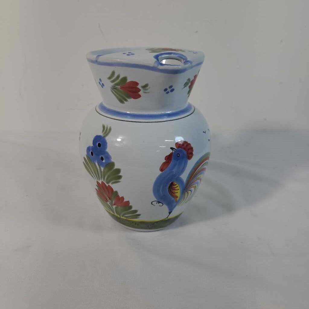 HAND PAINTED HENRIOT QUIMPER POTTERY PITCHER
