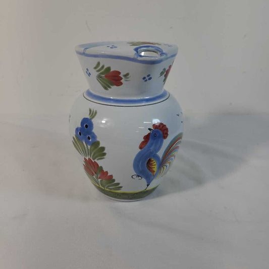 HAND PAINTED HENRIOT QUIMPER POTTERY PITCHER