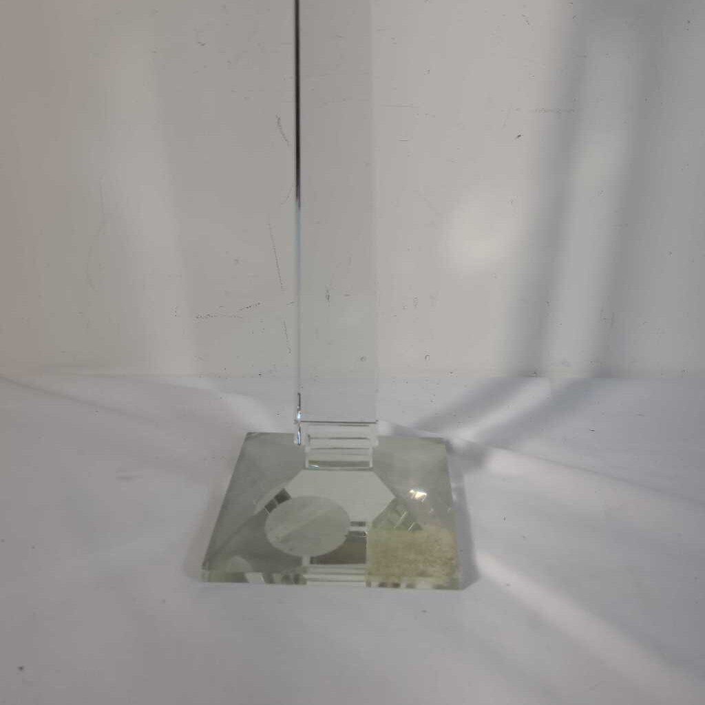 TALL GLASS CANDLE HOLDER