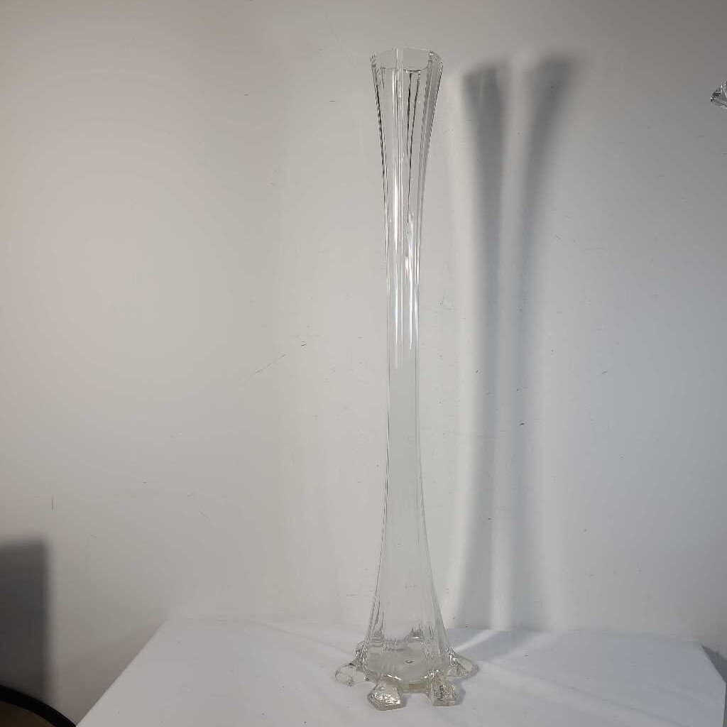 TALL GLASS VASE