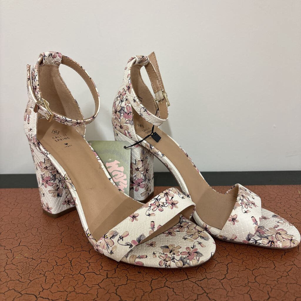 CALL IT SPRING - FLORAL HEELS