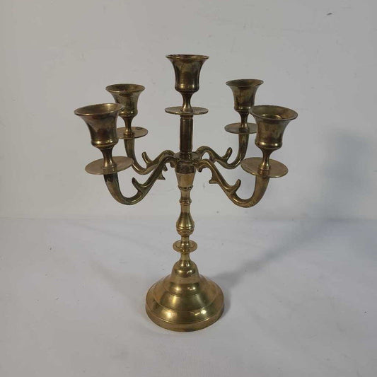 BRASS ORNATE CANDELABRA