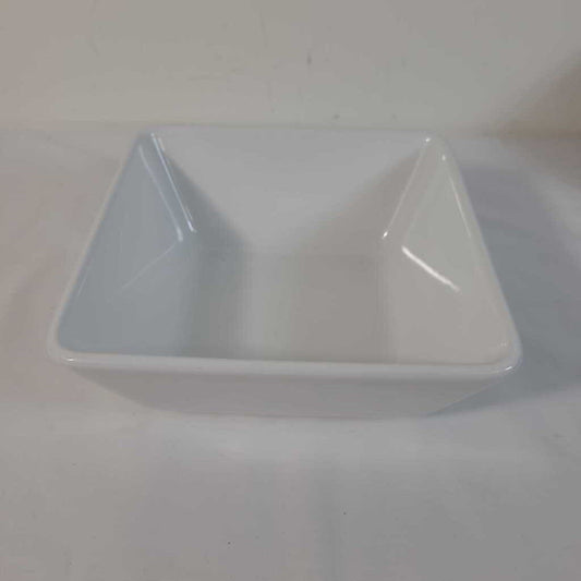 SQ WHITE BOWL SIMPLE ADDITIONS~PAMPERED CHEF