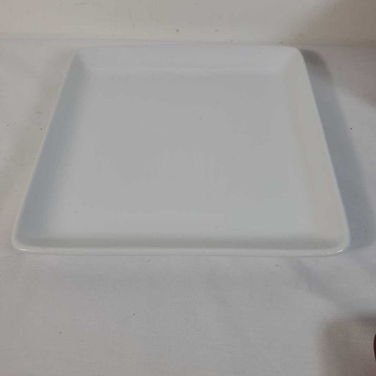 WHITE SQ PLATE SIMPLE ADDITIONS~PAMPERED CHEF