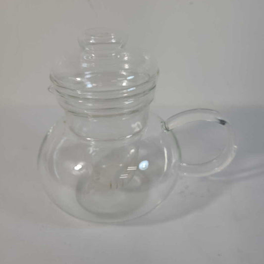 GLASS TEA POT W/ STRAINER