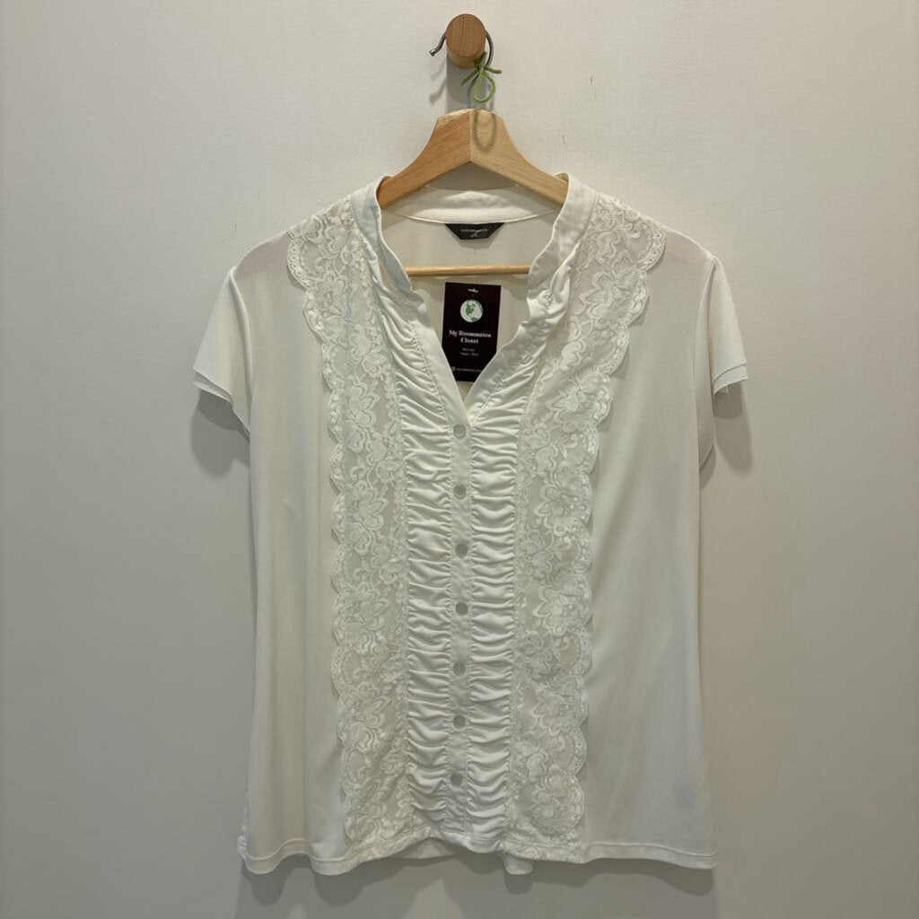 DENVERHAYES WHOTE LACE TOP