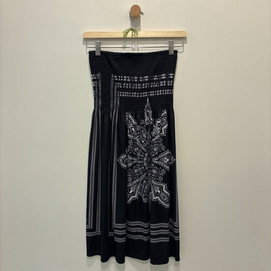 STRAPLESS MINI DRESS/COVER UP