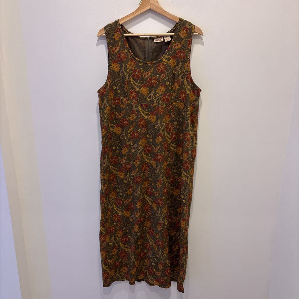 VINTAGE FLORAL MIDI DRESS