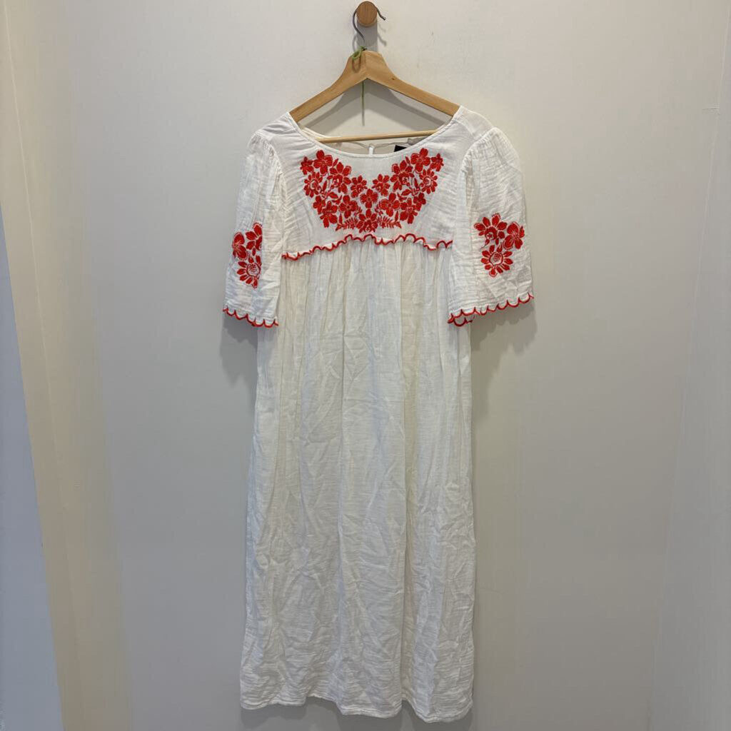 OLD NAVY WHITE AND RED DRESS