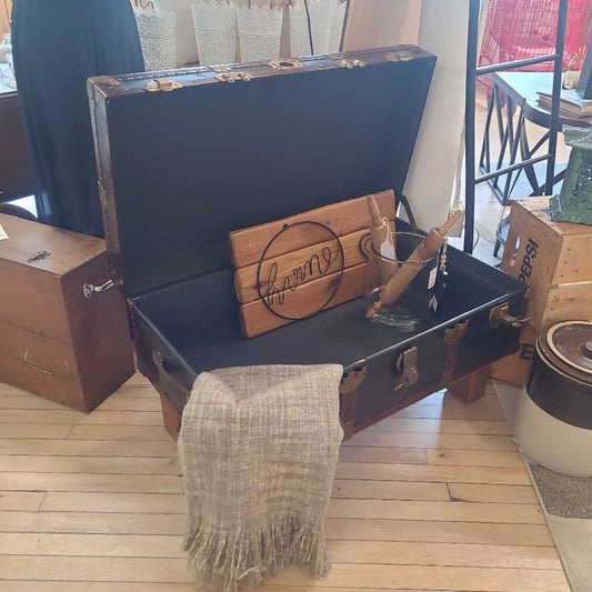 NEWLY REFINISHED TRUNK TABLE