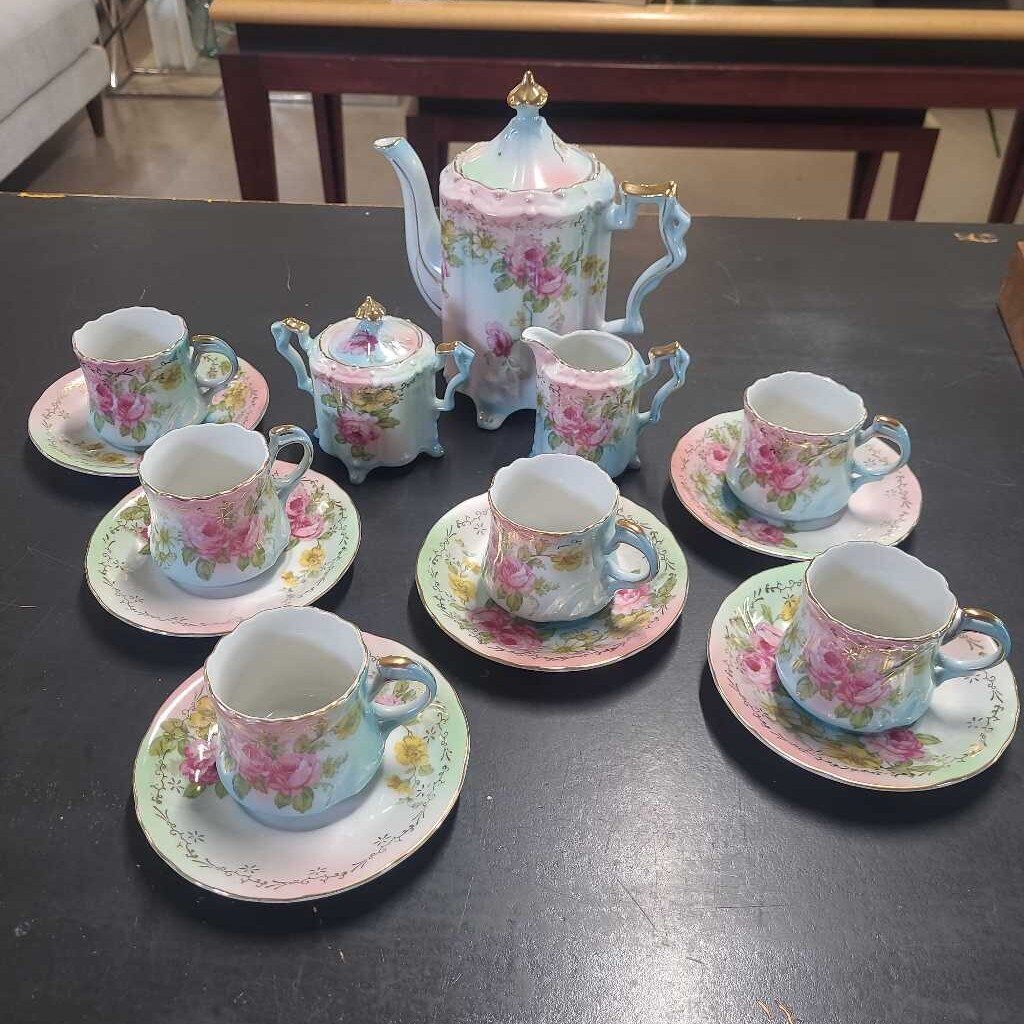 15 PC RS PRUSSIA PORCELAIN TEA SET