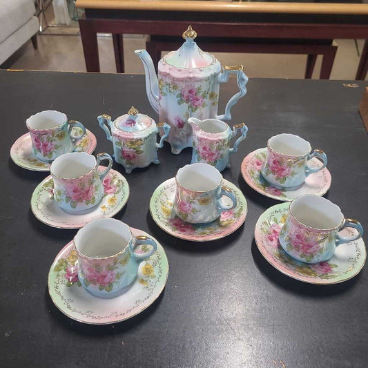 15 PC RS PRUSSIA PORCELAIN TEA SET