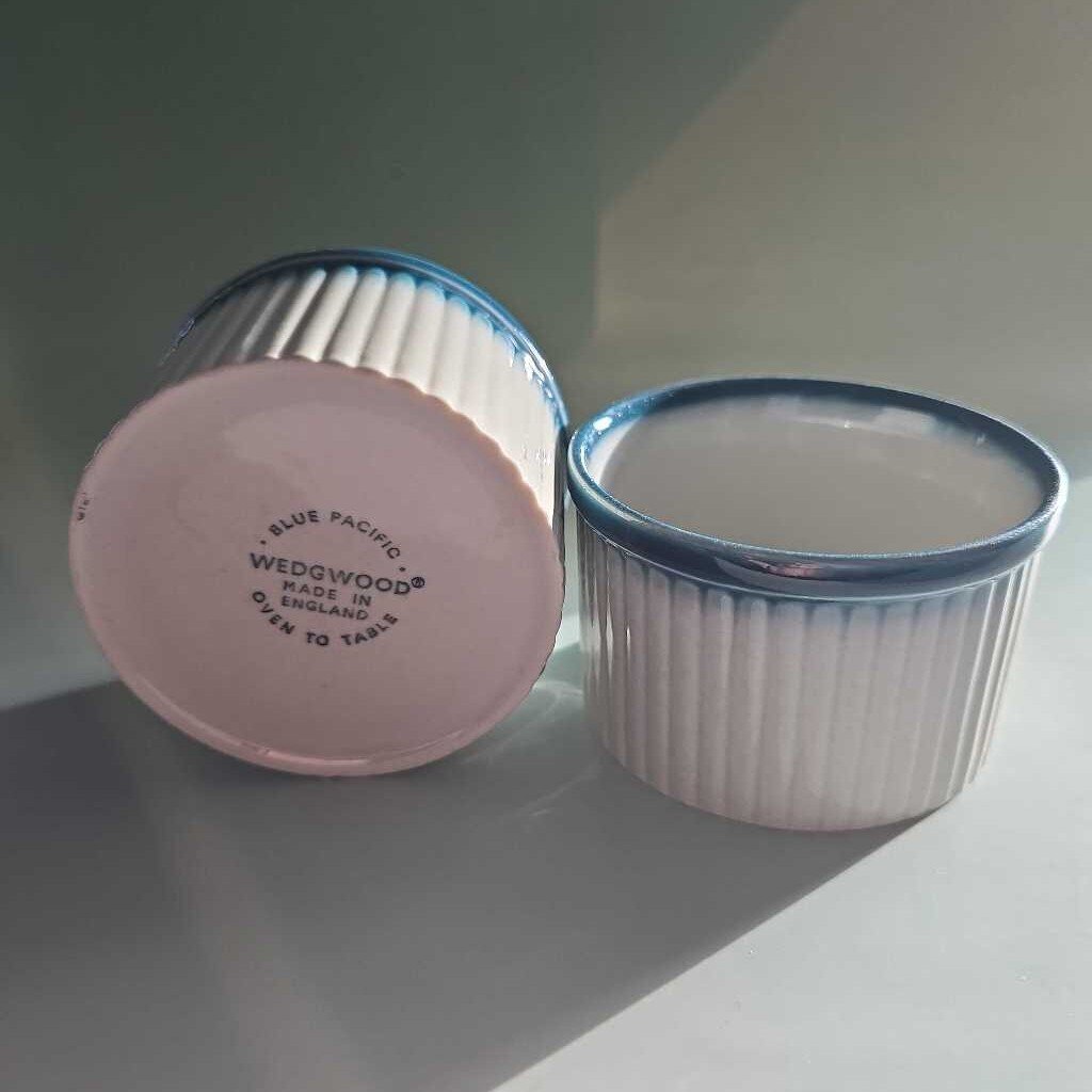 Wedgwood Pacific Blue 3" Ramekin Set of 2 WWBLPA-RAMM1