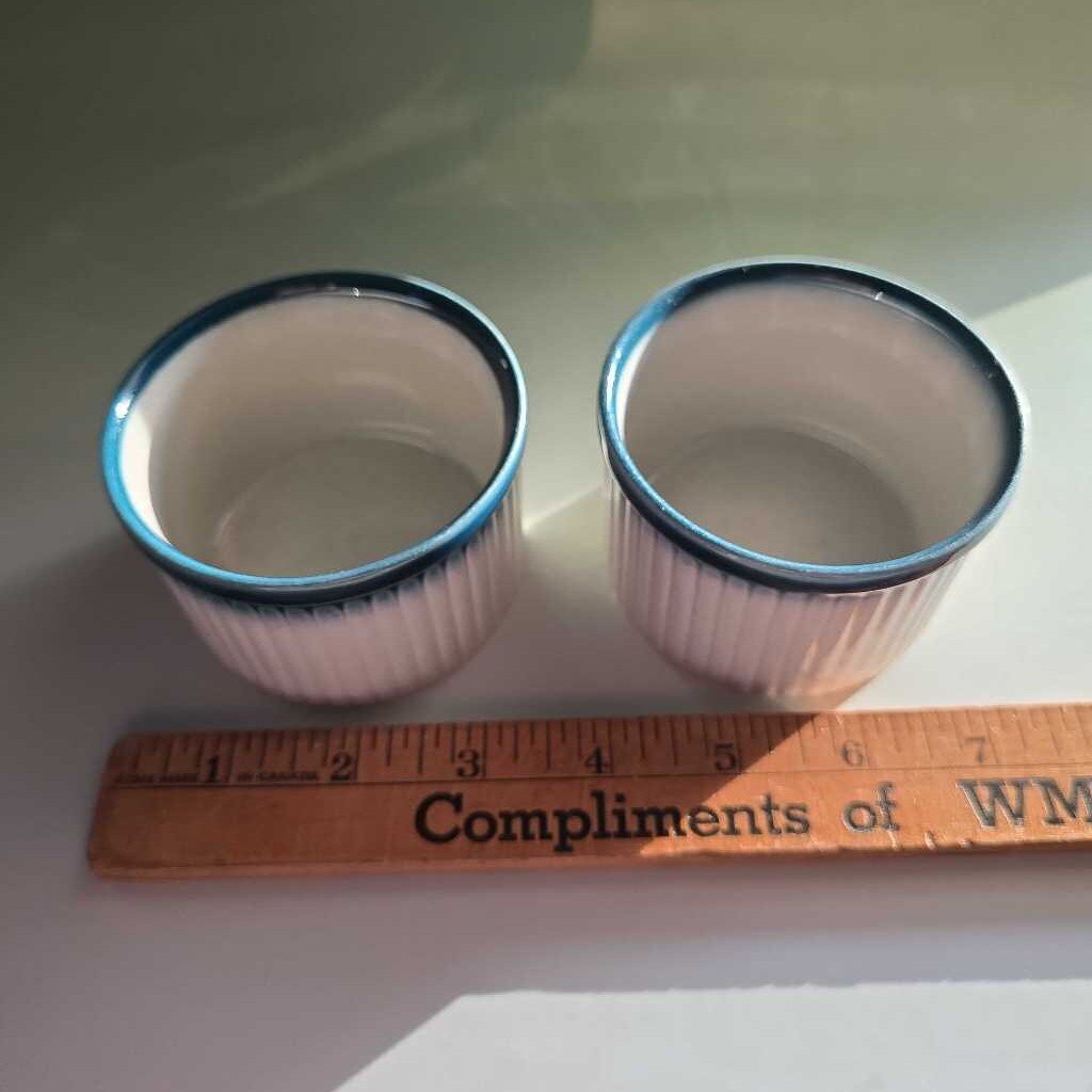 Wedgwood Pacific Blue 3" Ramekin Set of 2 WWBLPA-RAMM1
