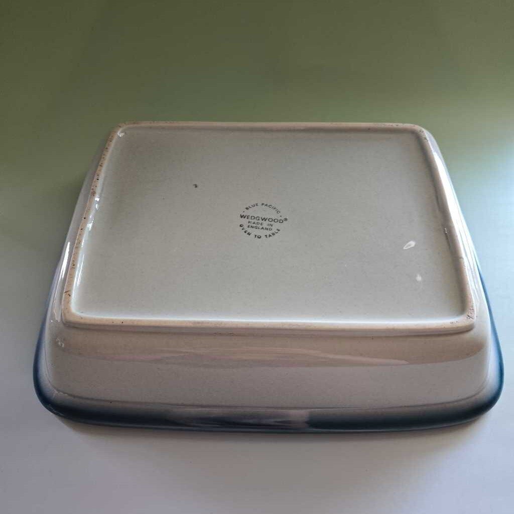 Wedgwood Blue Pacific 10" Rectangular Baker WWBLPA-RB10