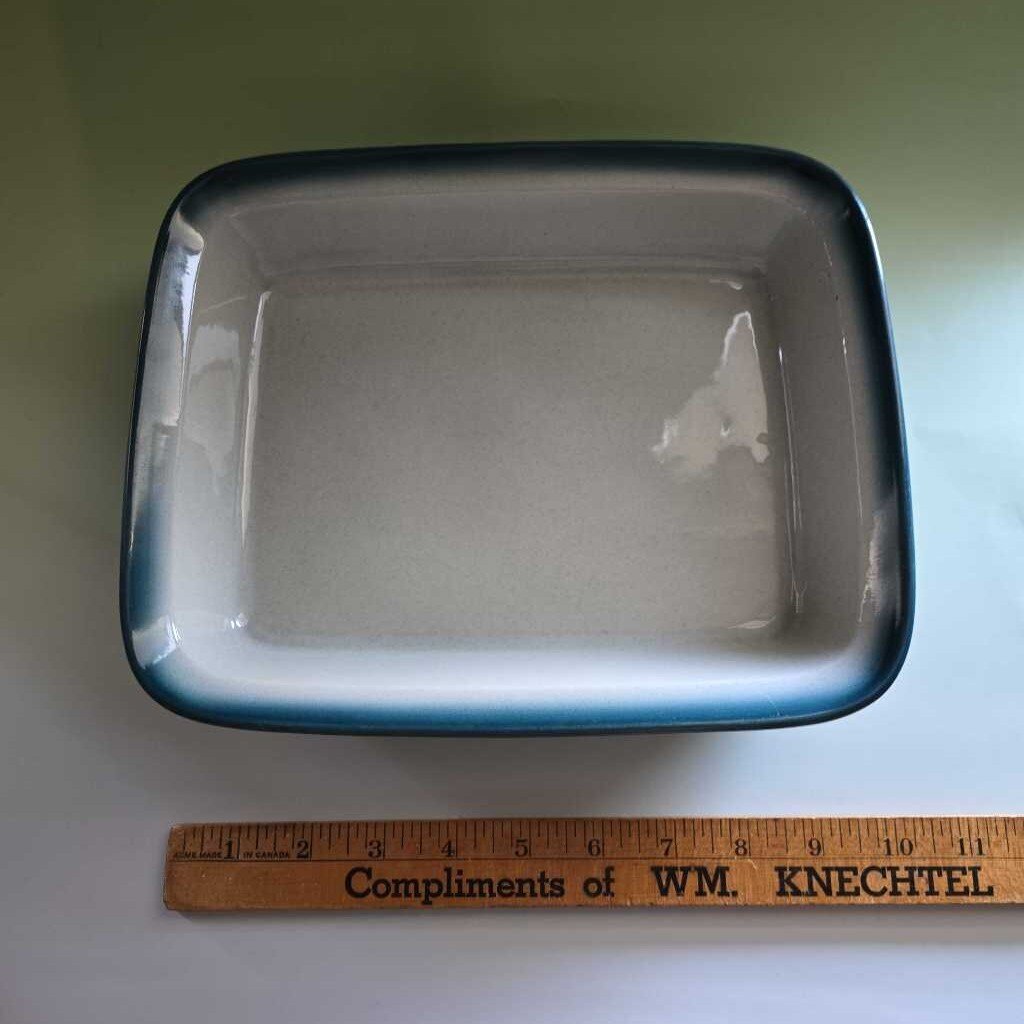 Wedgwood Blue Pacific 10" Rectangular Baker WWBLPA-RB10