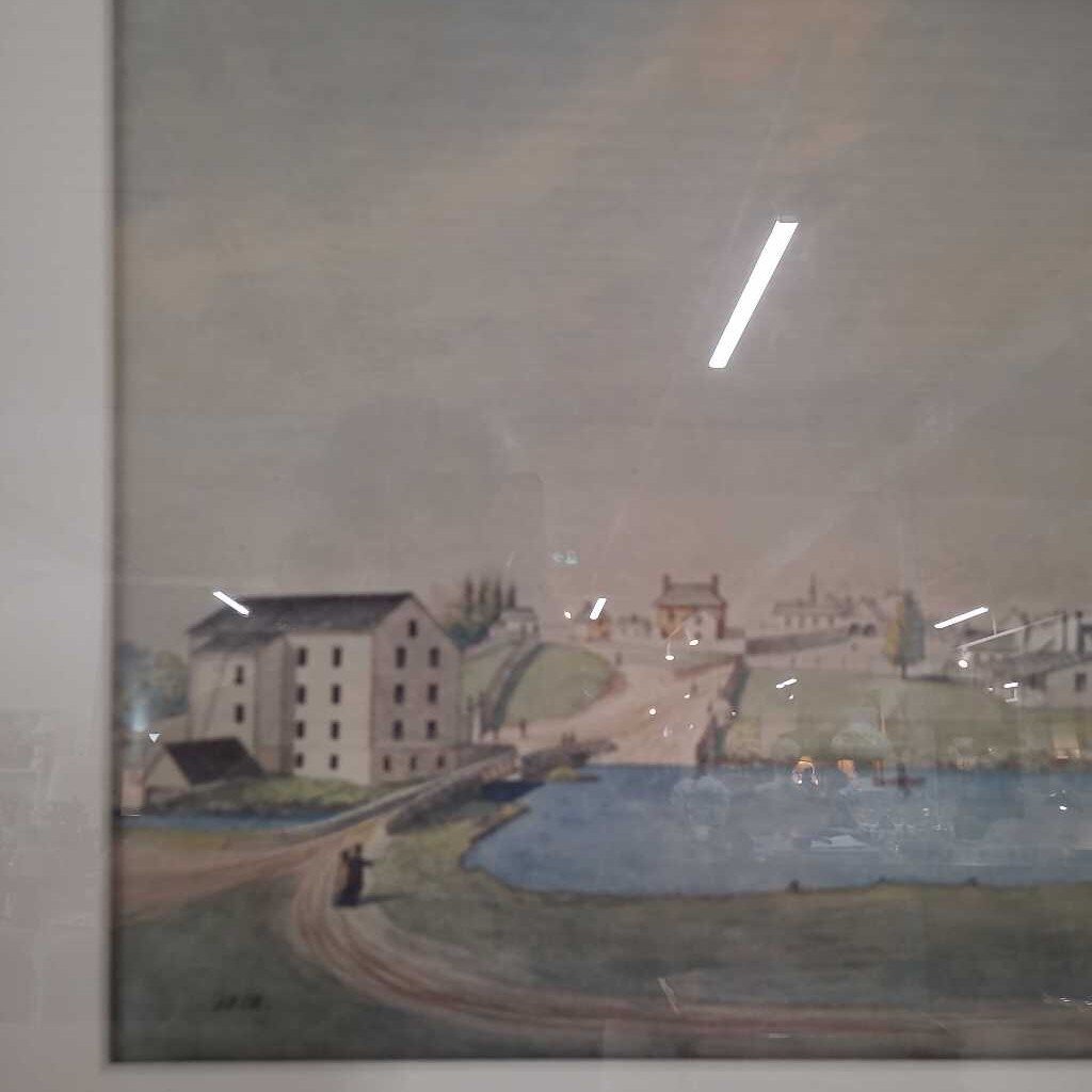TOWN OF GUELPH 1850 WATER COLOUR
