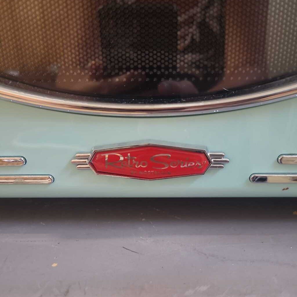 NOSTALGIA RETRO AQUA COUNTER MICROWAVE