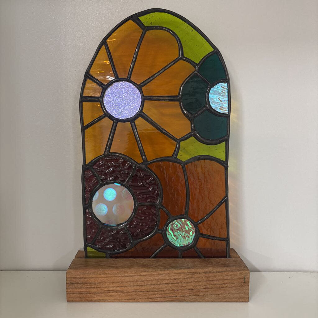 "Groovy Daisy" Table Top Panel w/ Stand