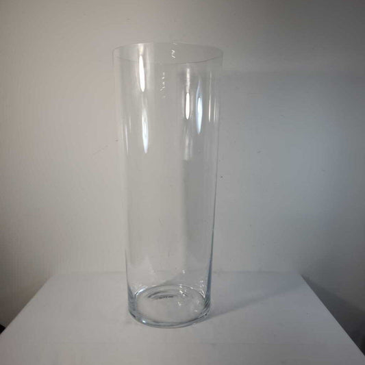 GLASS FLOOR VASE