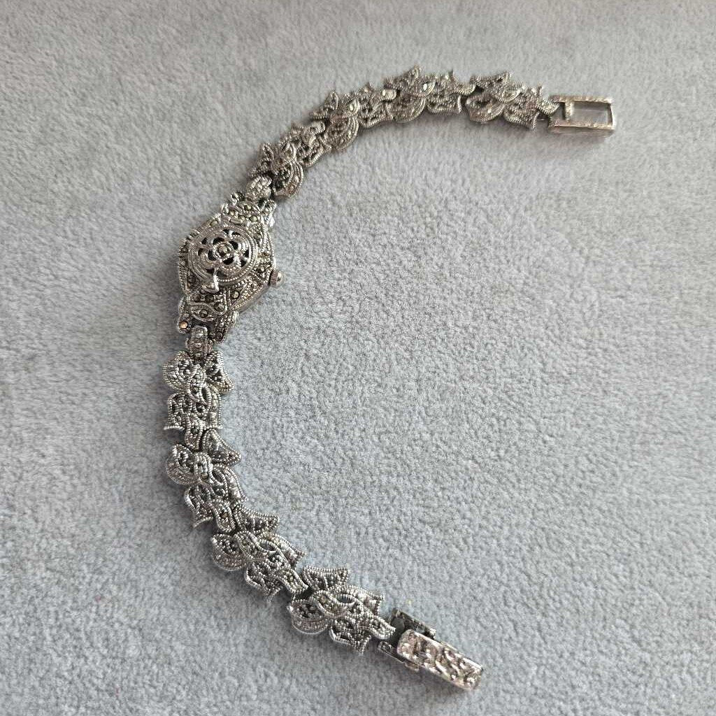 Celebrity Marcacite Bracelet Watch