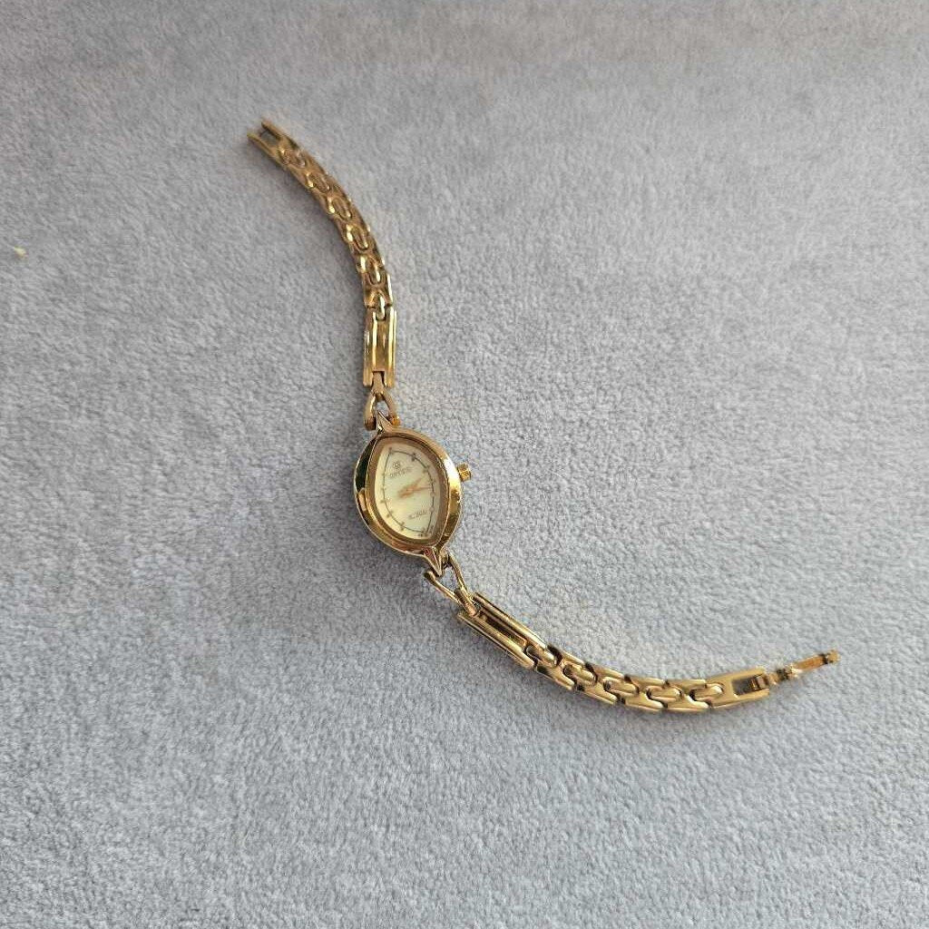 Cyber 18K Plated Quartz Watch