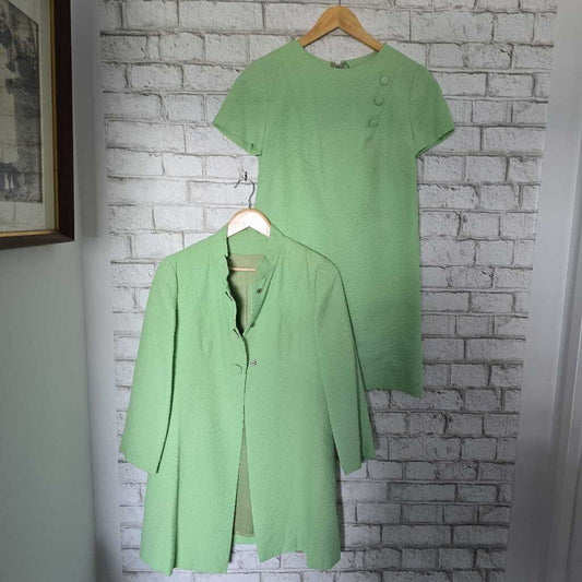 1960s Handmade Mini Dress and Jacket