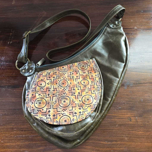 Matteo Mio Edmond Salama Montreal Leather Shoulder Bag