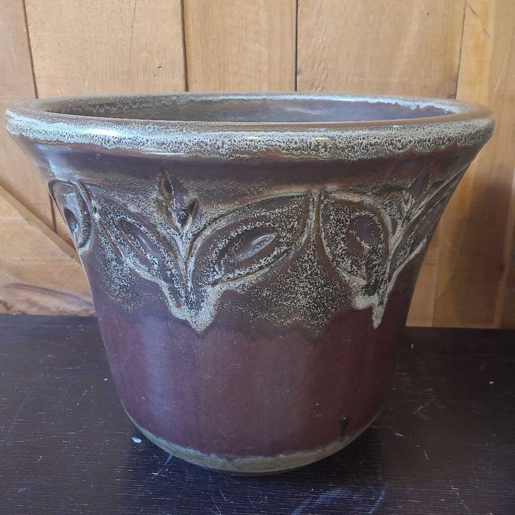 LG GLAZED TERRACOTTA PLANTER
