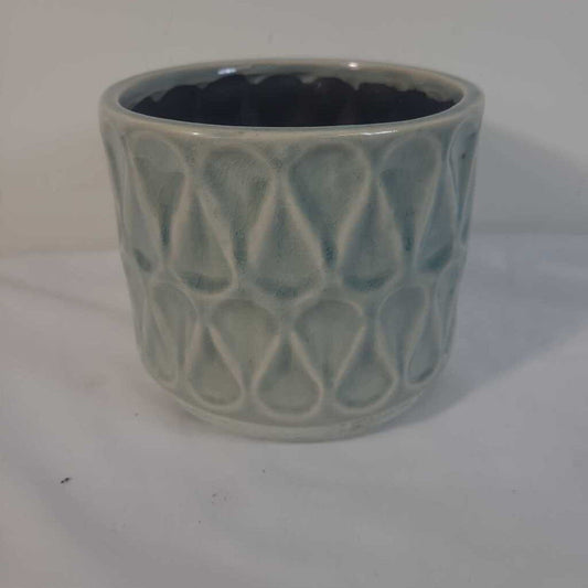 BLUE CERAMIC POT